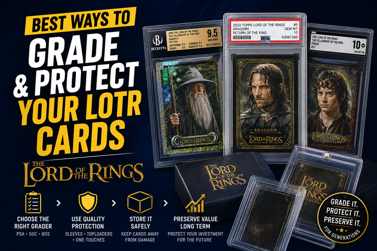 Best Ways to Grade and Protect Your LOTR Cards