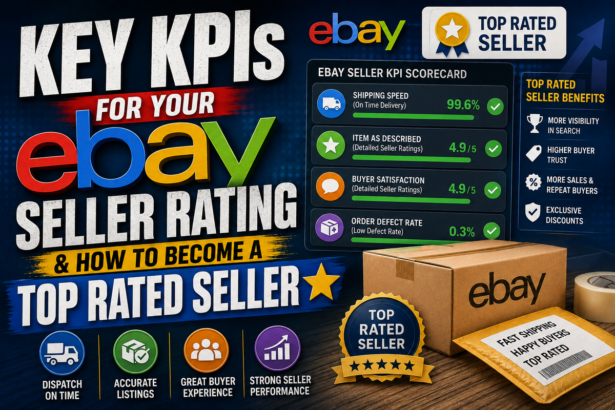 Key KPIs for Your eBay Seller Rating & How to Become a Top Rated Seller