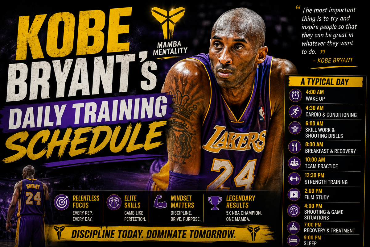 Kobe Bryant's Daily Training Schedule