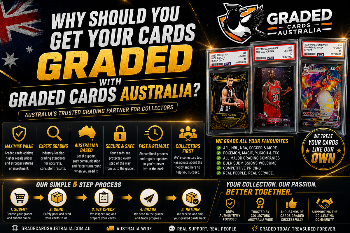Why Should You Get Your Cards Graded with Graded Cards Australia?