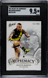 2021 Select AFL Supremacy #82 GOLD Dustin Martin Graded SGC 9.5